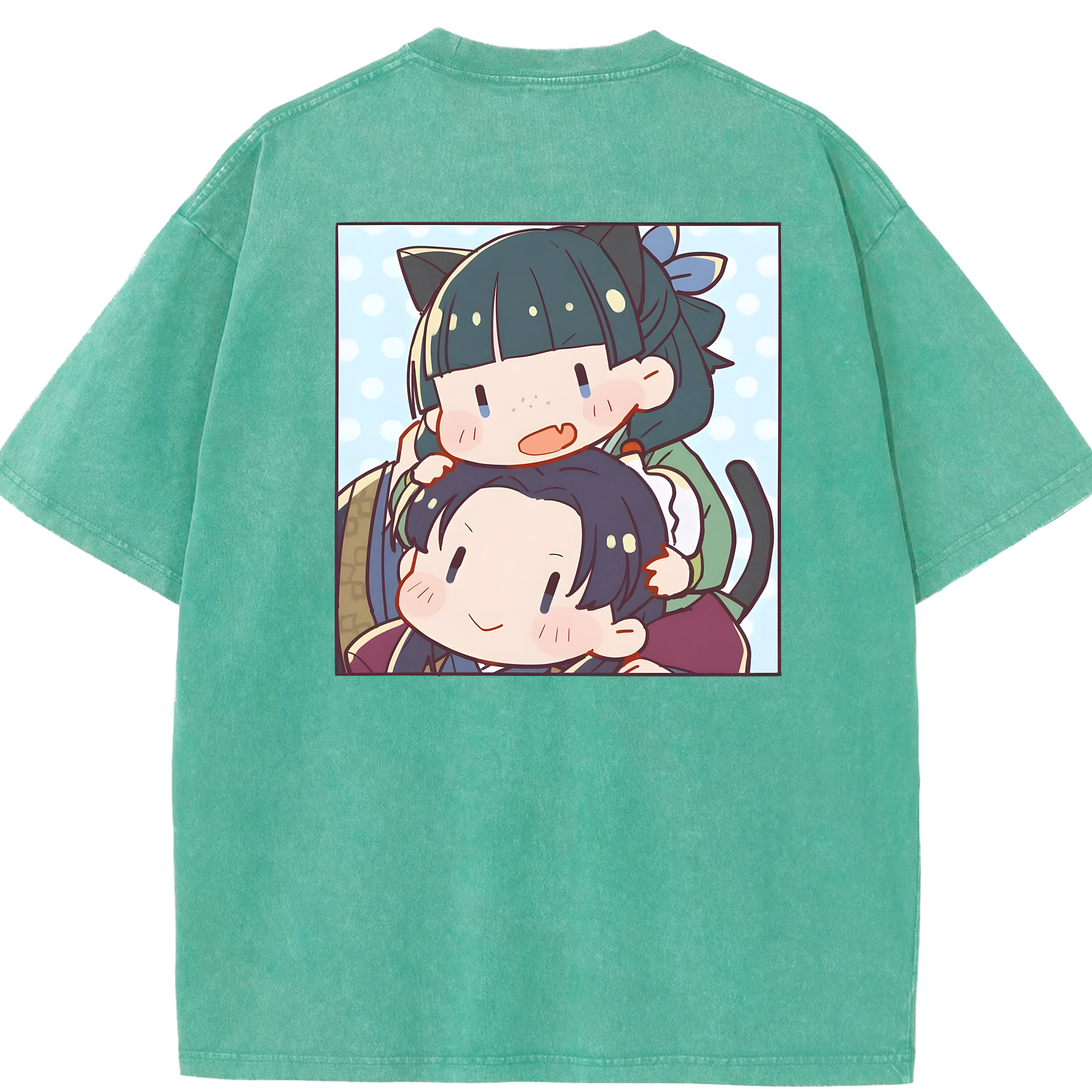 （画像用） 薬屋のひとりごと The Apothecary Diaries 綿100% ヴィンテージ風 半袖Tシャツ（背面プリント）